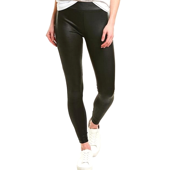 Matty M Pants - 🎃MattyM XS, Shiny Coated Black Legging